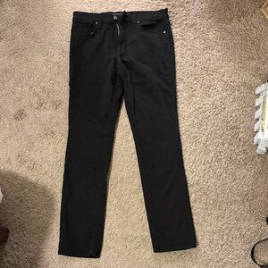 Joe’s Jeans Black Straight-Leg Jeans